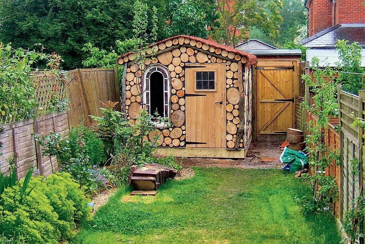 Декор сарая на даче