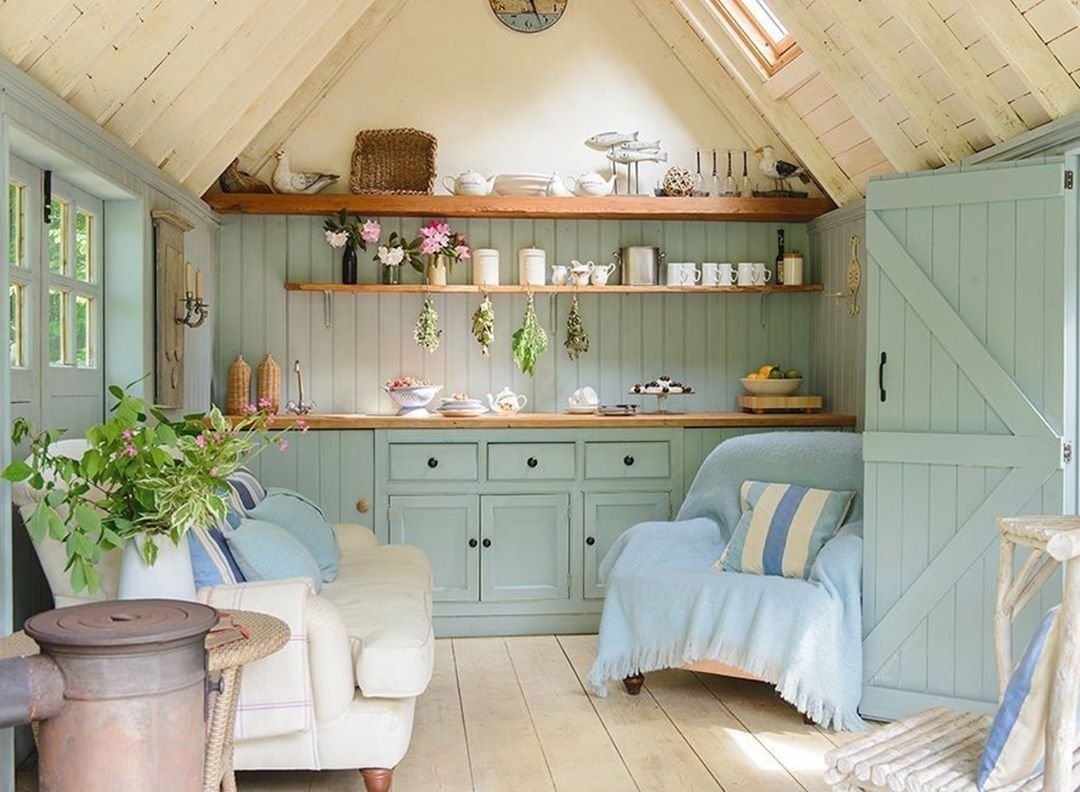 Интерьер дачного домика