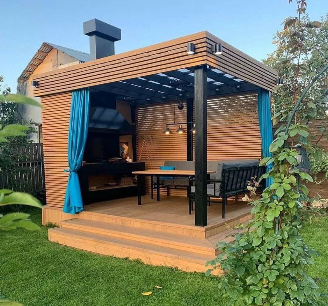 Беседка брусовая Gazebos