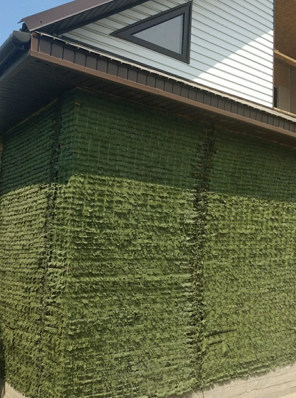 Изгородь Naterial для затенения 2x5 м, ПВХ, цвет зелёный