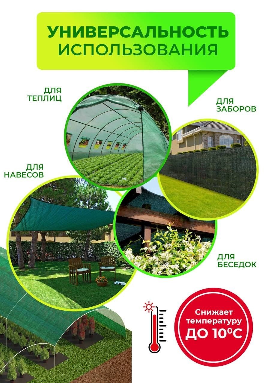 Затеняющая сетка на пляже