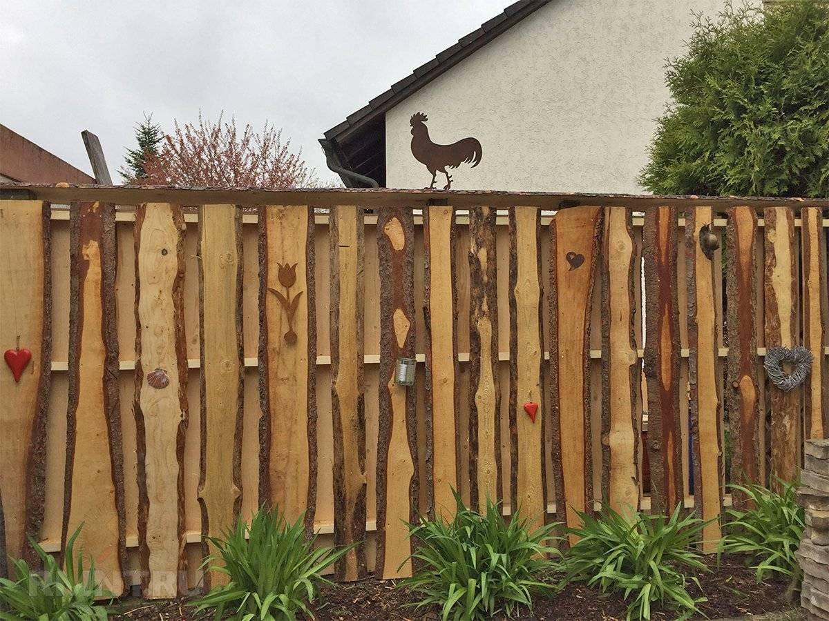 Забор ранчо из горбыля