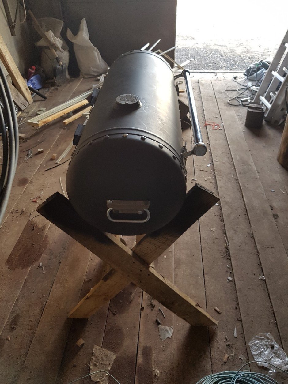 Барбекю из газового баллона автомобиля