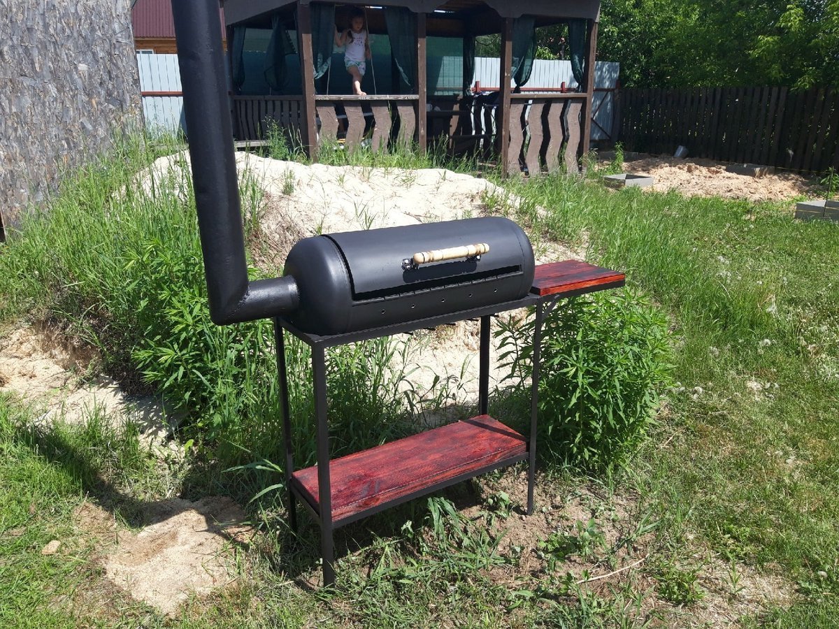 Красивый мангал из баллона