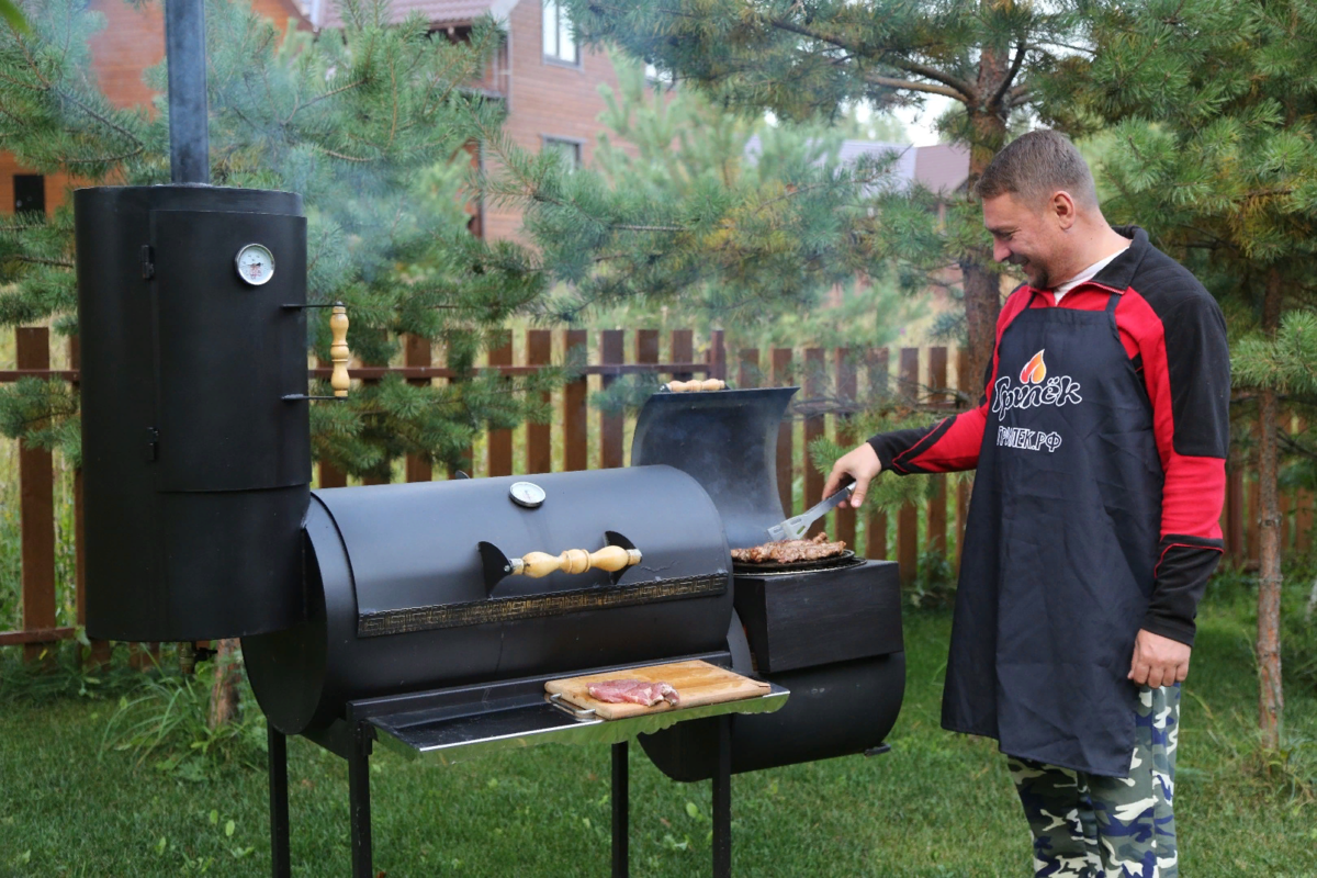 Смокер-гриль из ГАЗ баллона