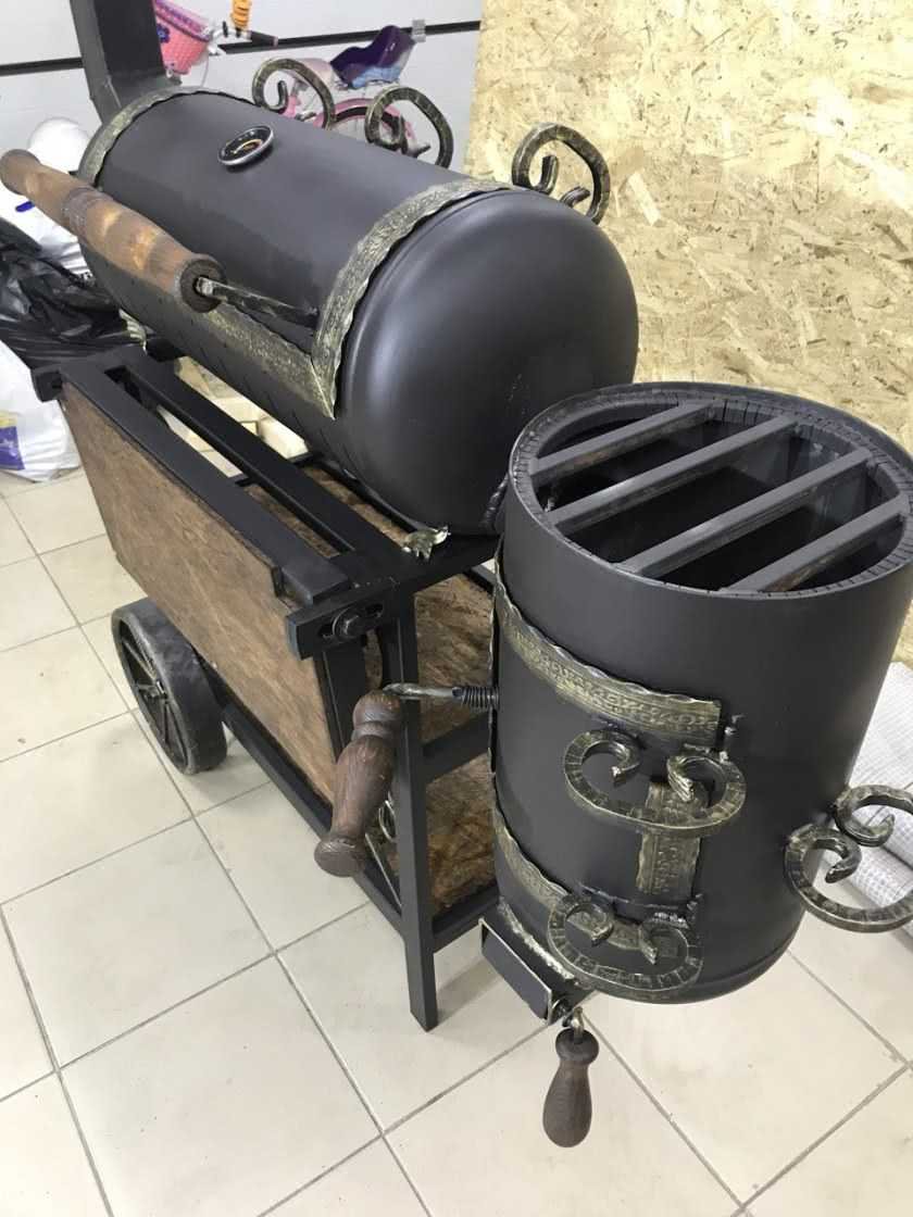 Барбекю из газового баллона 27л