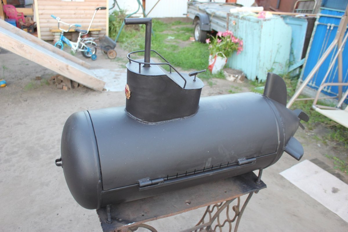 Мангал из газового баллона