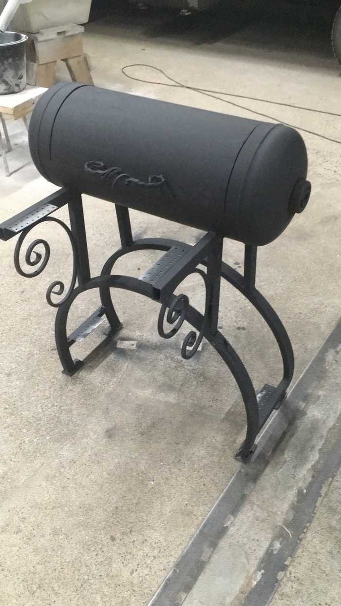 Мангал из газового баллона 130л