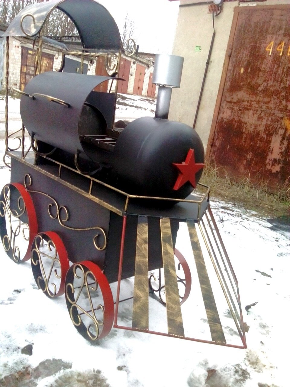 Барбекю паровоз