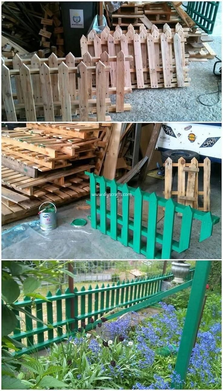 Маленький забор для палисадника