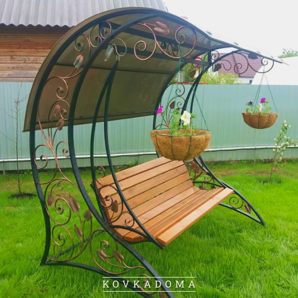 Кованная качеля