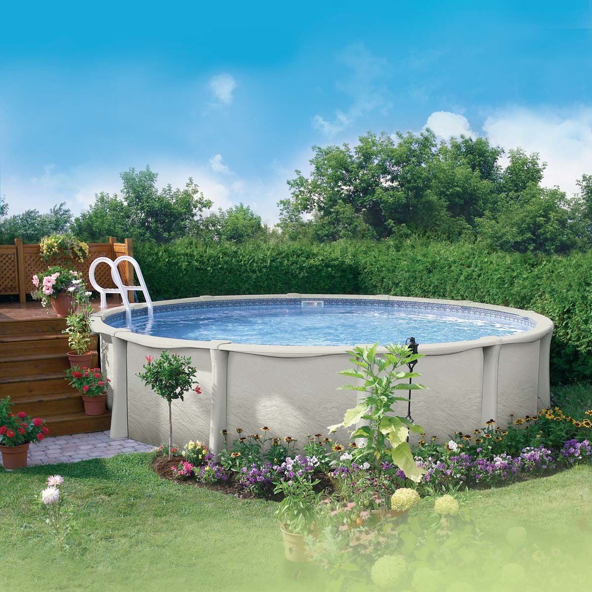 Отделка бассейна на даче