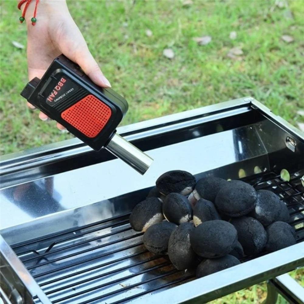 Портативный ручной вентилятор BBQ Air Blower barbecue Fan