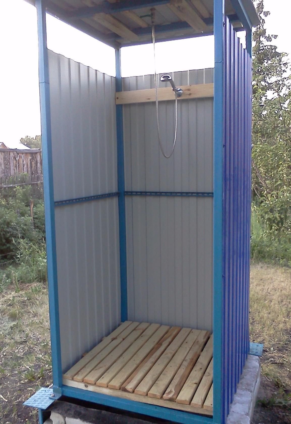 Летняя душевая кабина для дачи