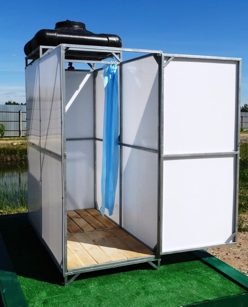 Душевая кабина Биосервис бак 200л с подогревом воды