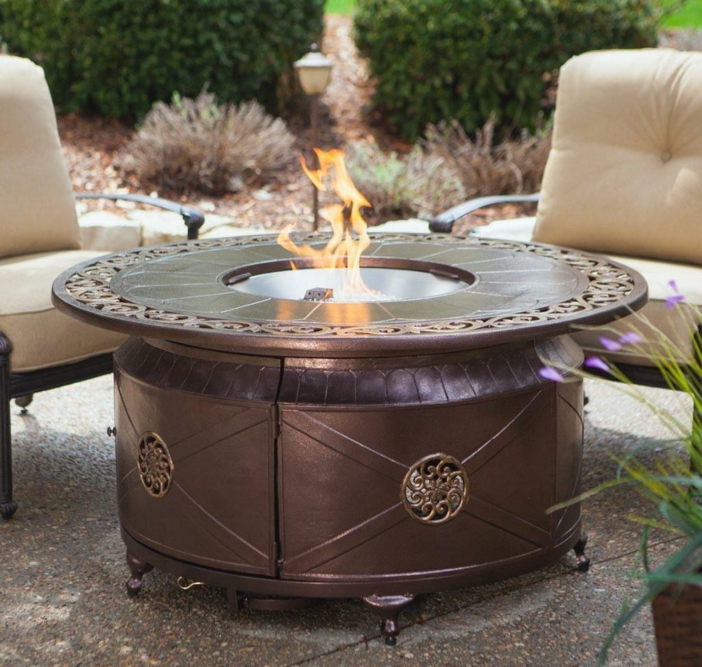 Кострище с мангалом