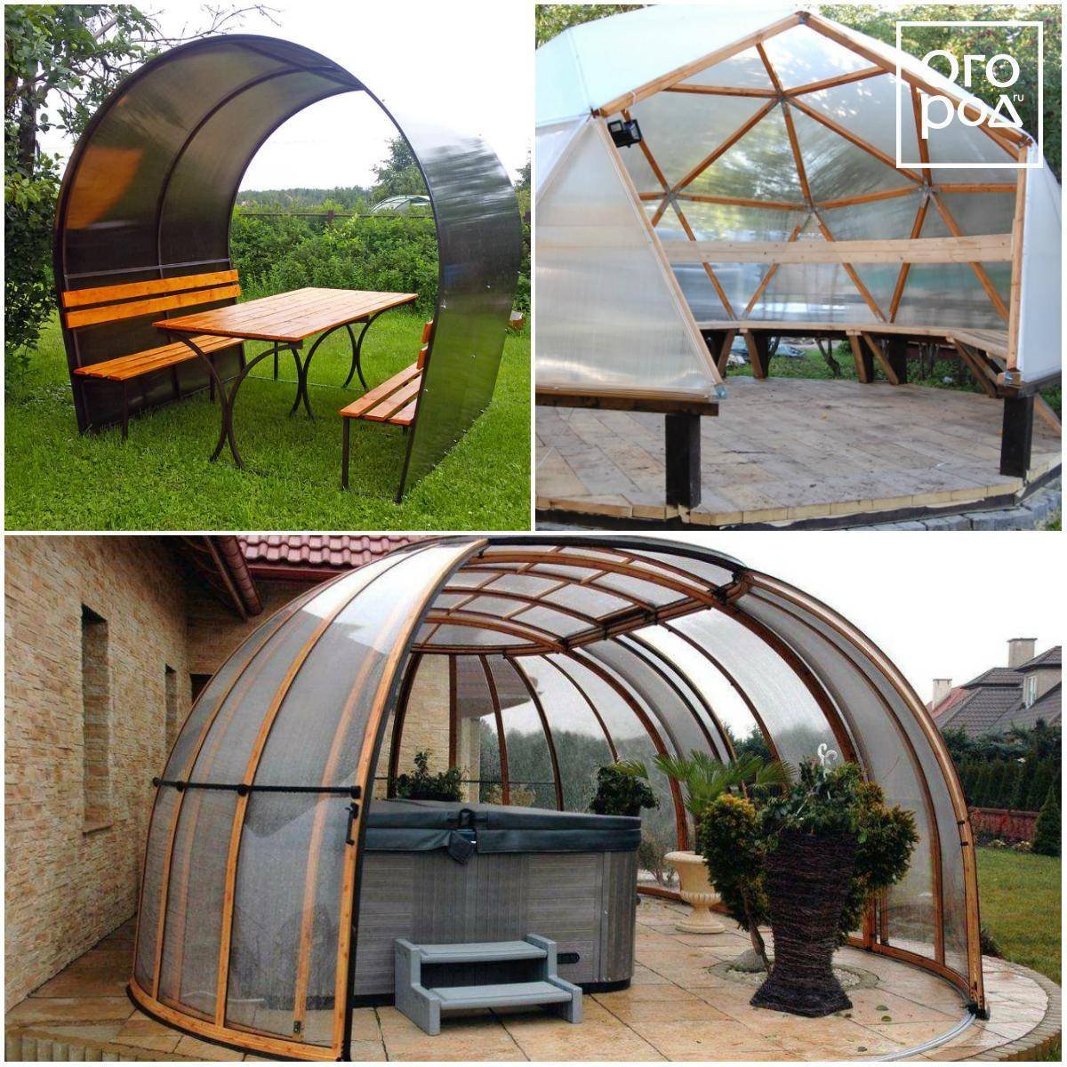 Беседка поликарбонат Хайтэк