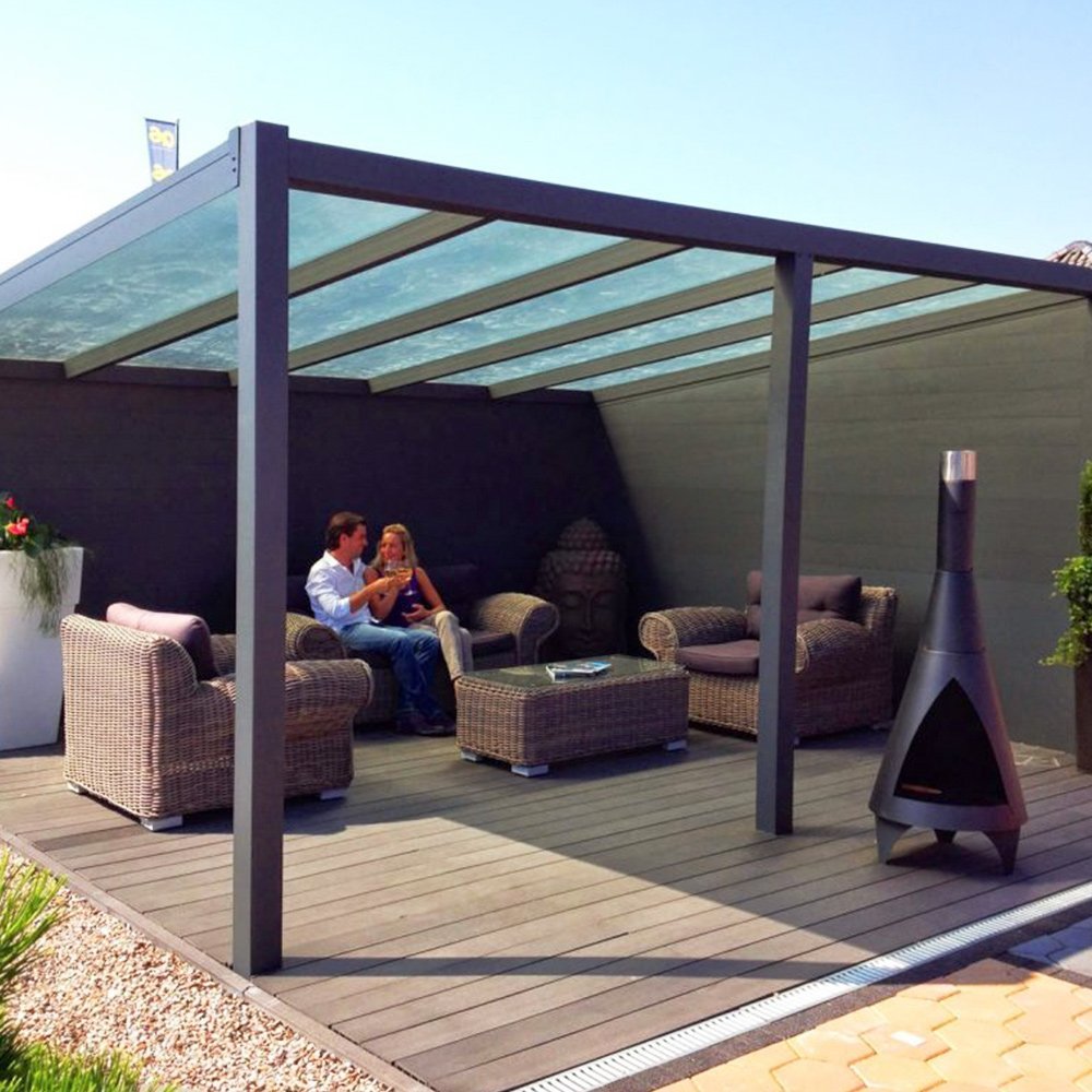 Современные беседки из металла