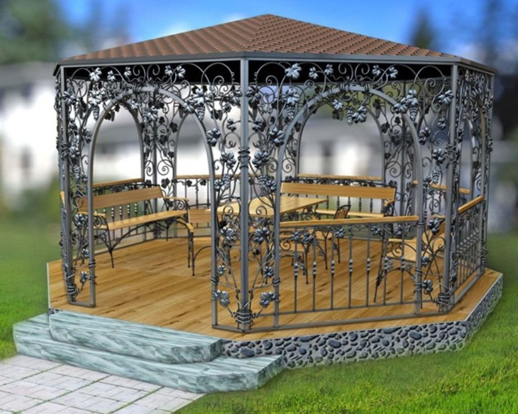 Кованые беседки
