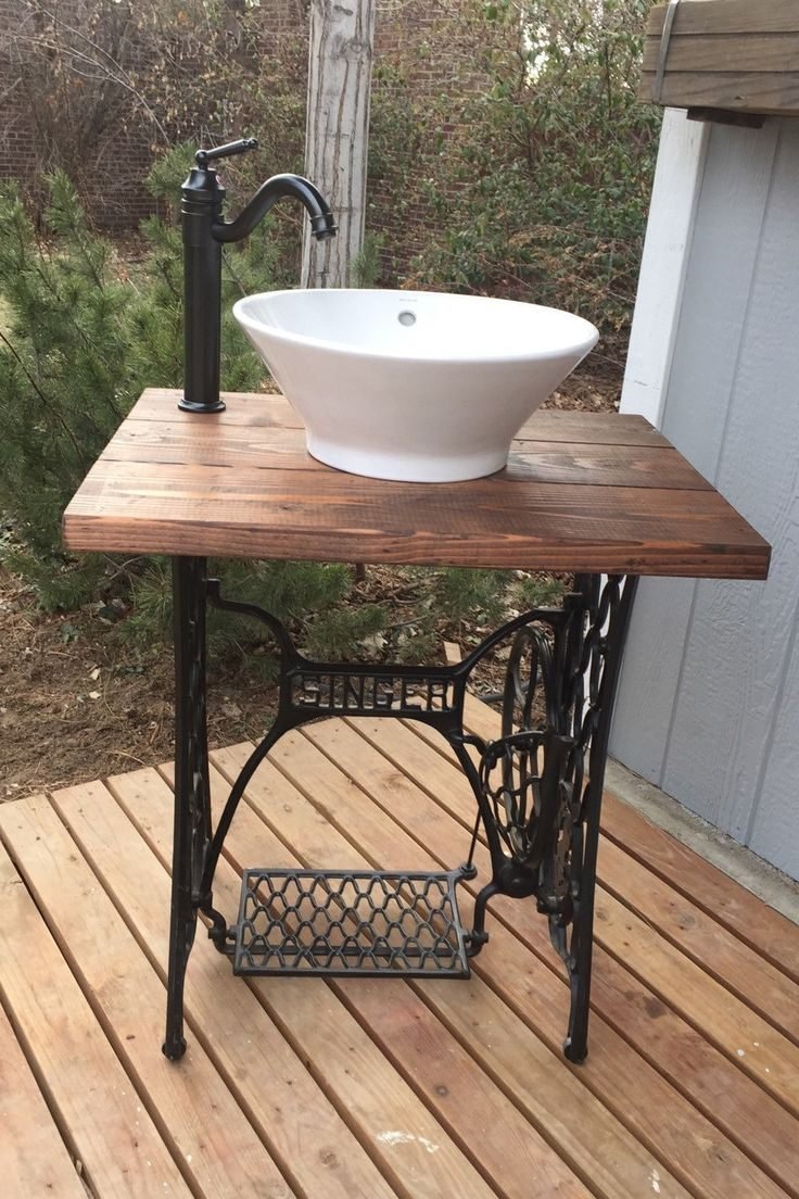 Раковина накладная подстолье Зингер