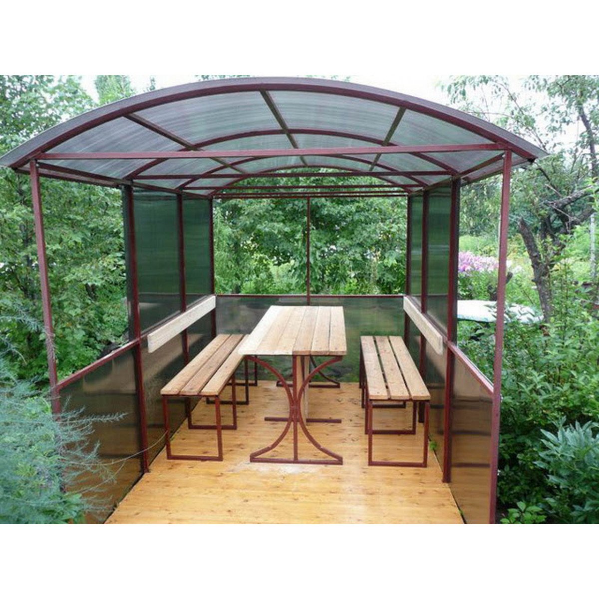 Беседка из профильной трубы