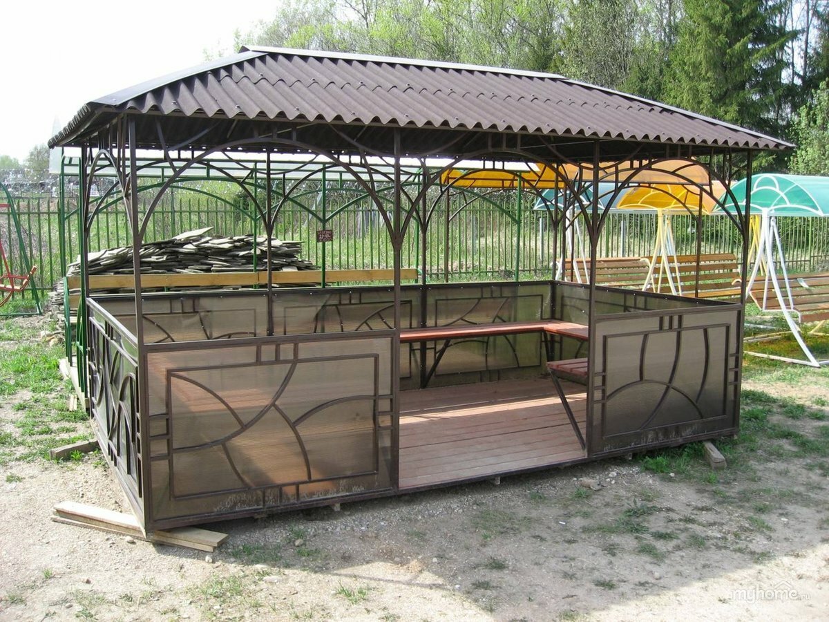 Беседка Дачная 2х2 металл