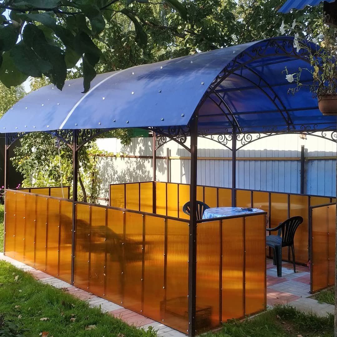 Беседка Дачная 2х2 металл