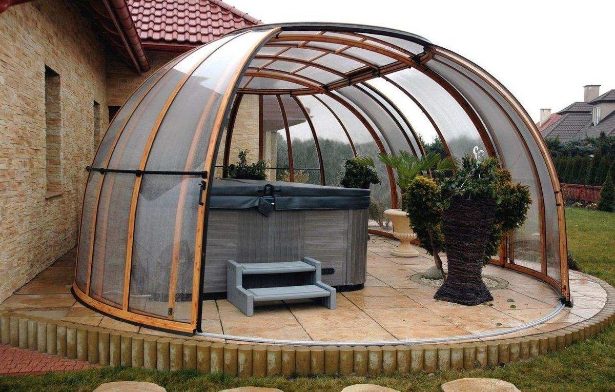 Беседки iz polikarbonata