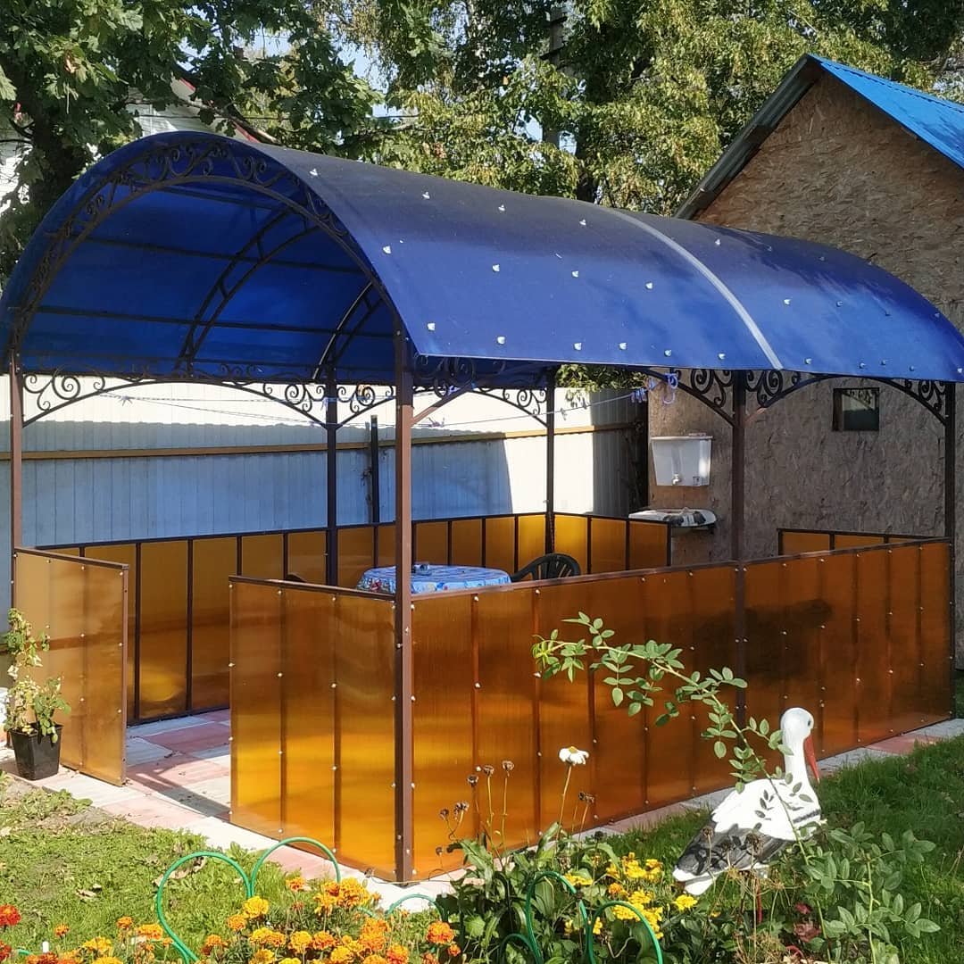 Беседки МЗ поликарбонат