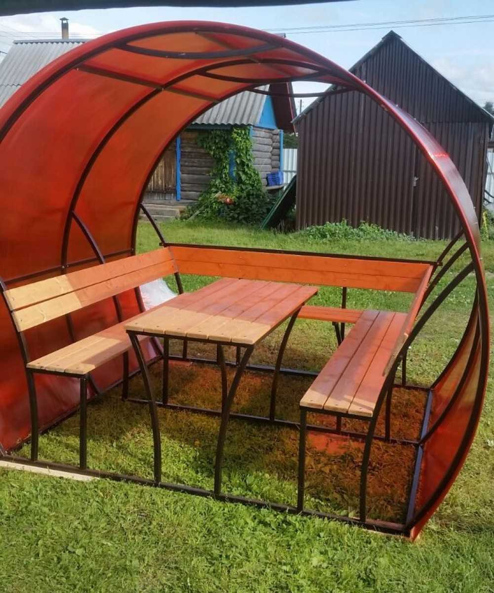 Беседки iz polikarbonata