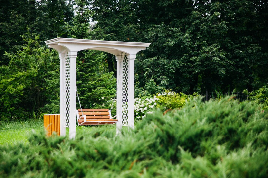 Беседки в парке Сокольники