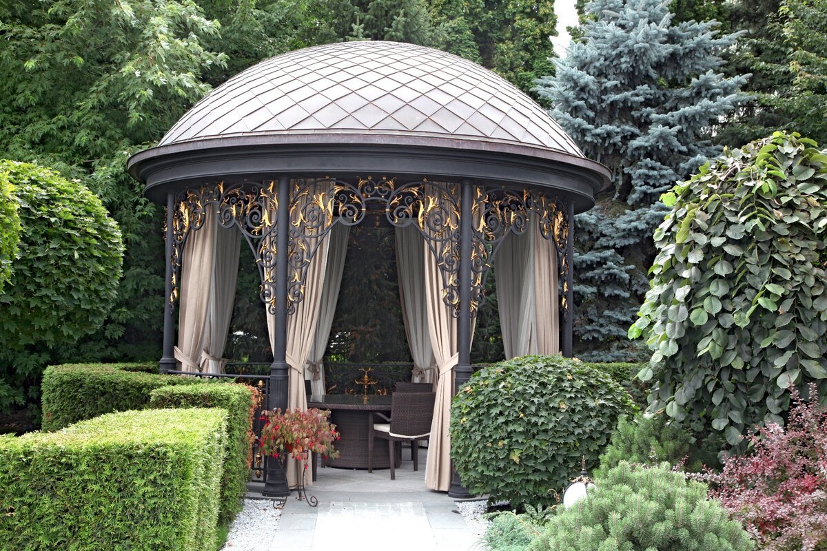 Беседка Ротонда кованная