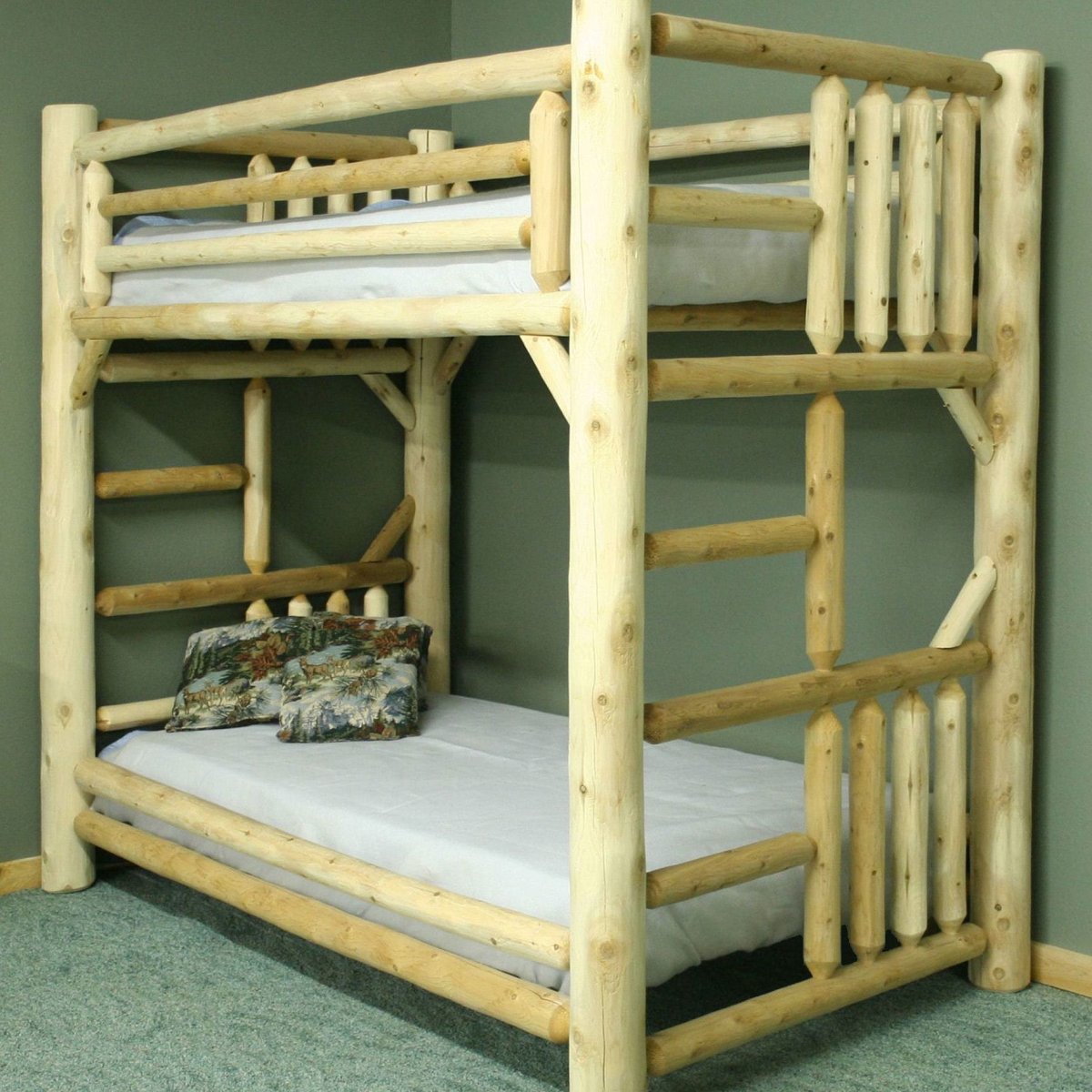 Самодельная двухъярусная кровать