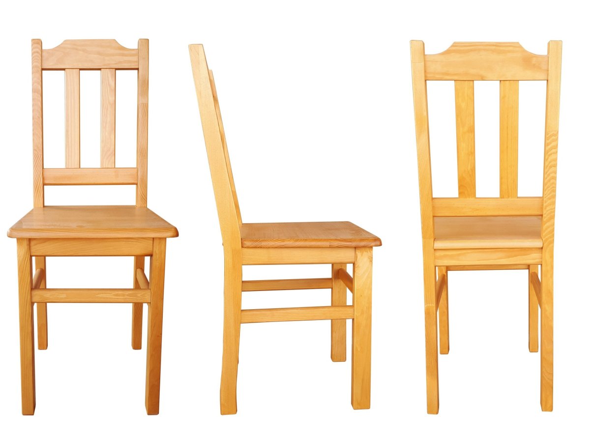 Деревянные стулья для кухни со спинкой