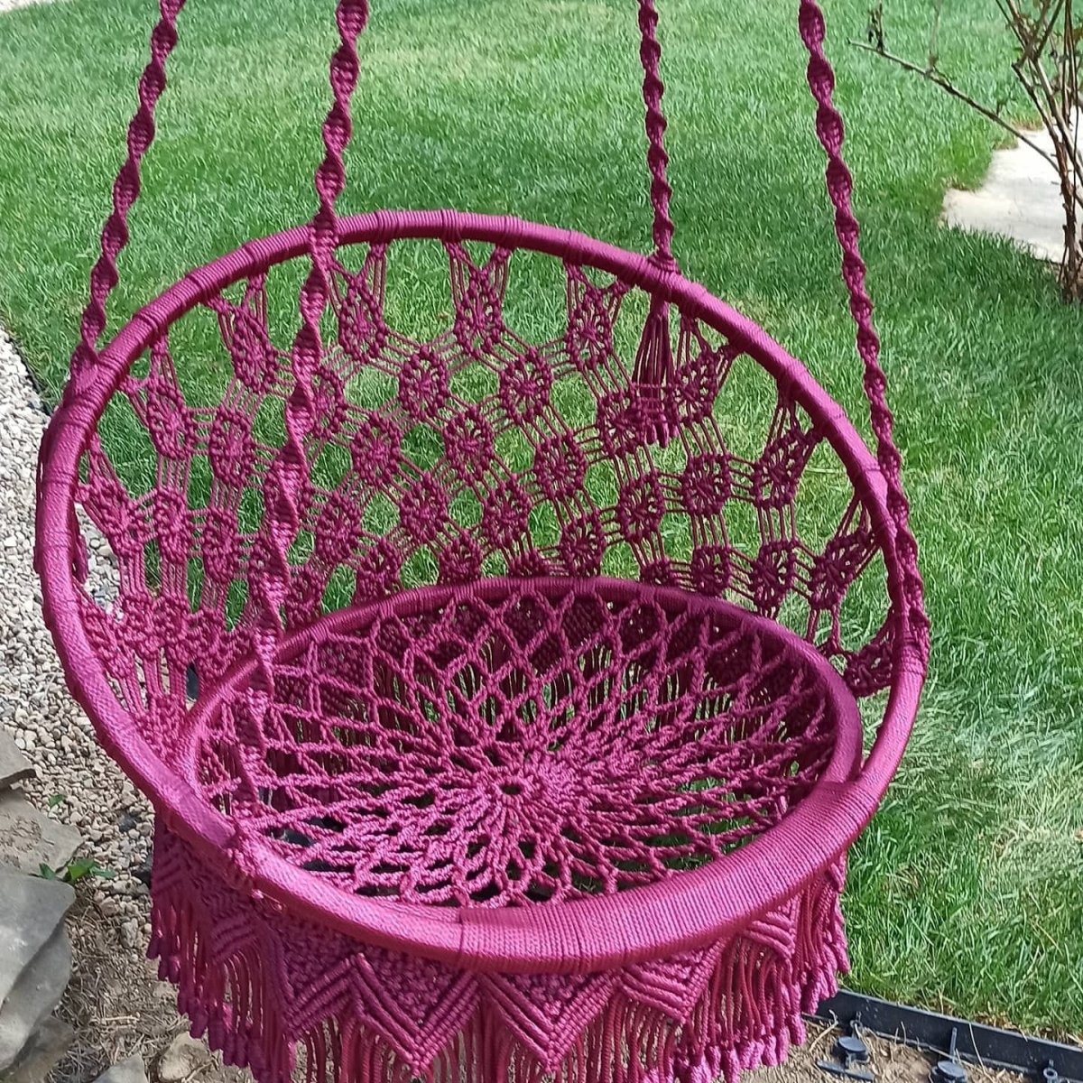 Кресло макраме