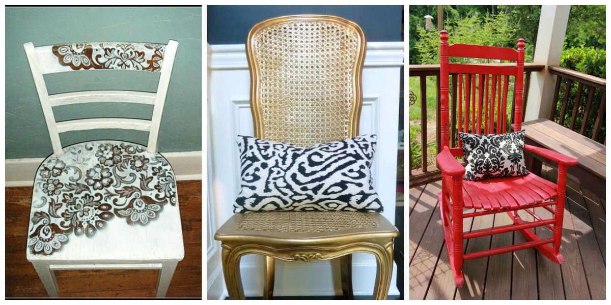 Декорация старых стульев