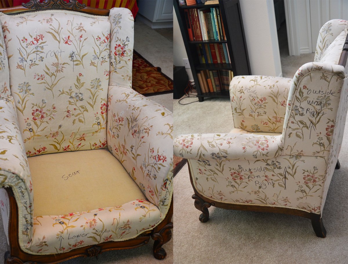 Обтянуть старое кресло