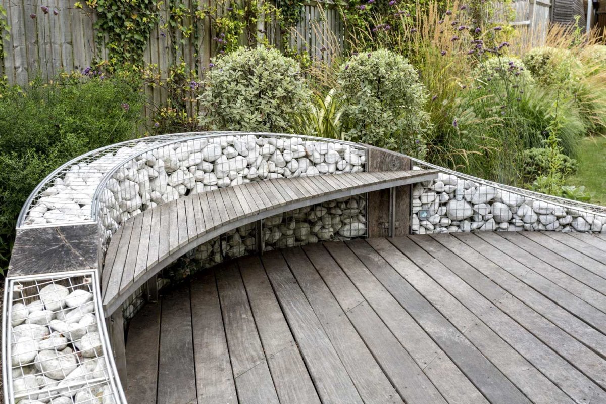 Террасирование бетонная подпорная стена