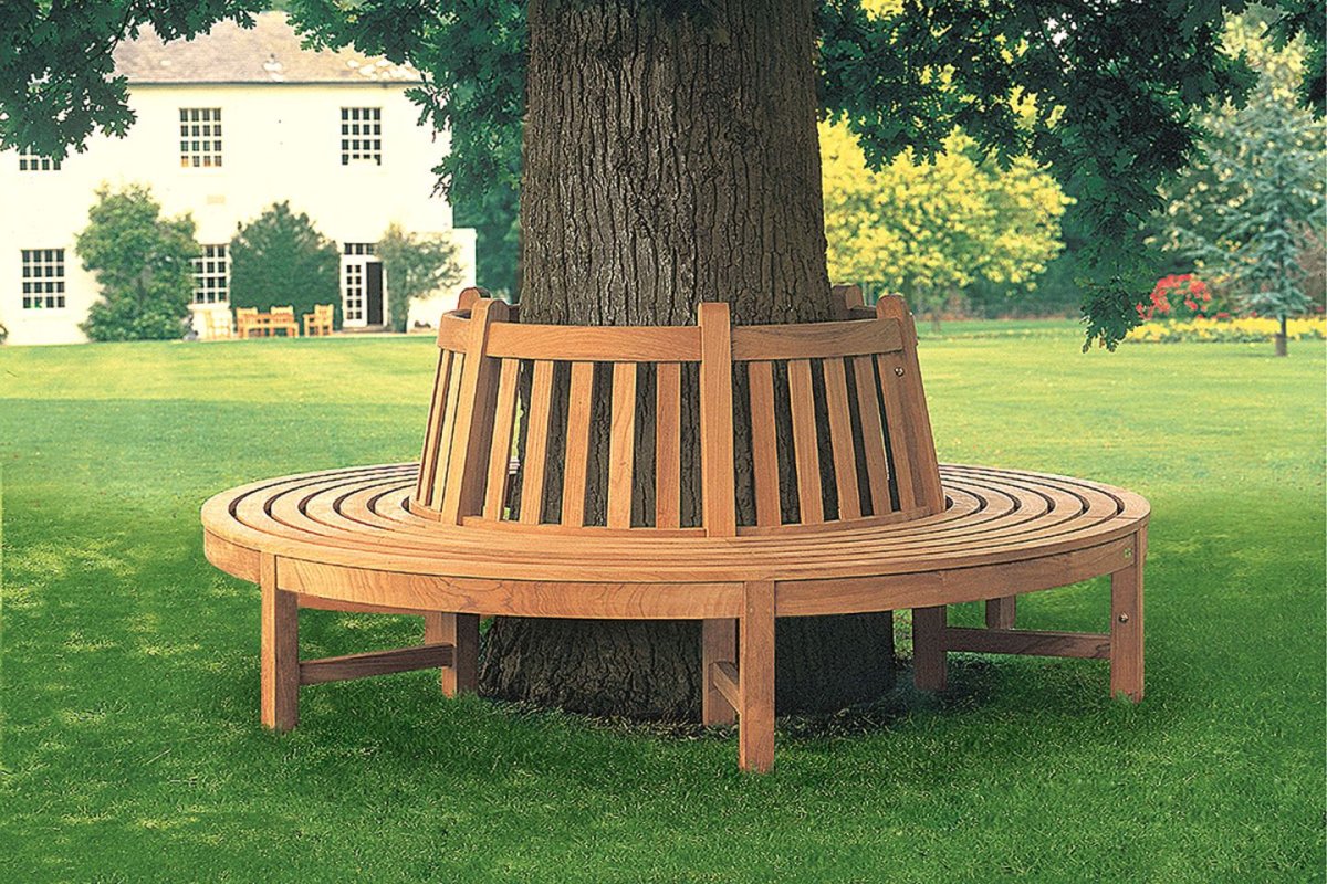 Круглая скамейка