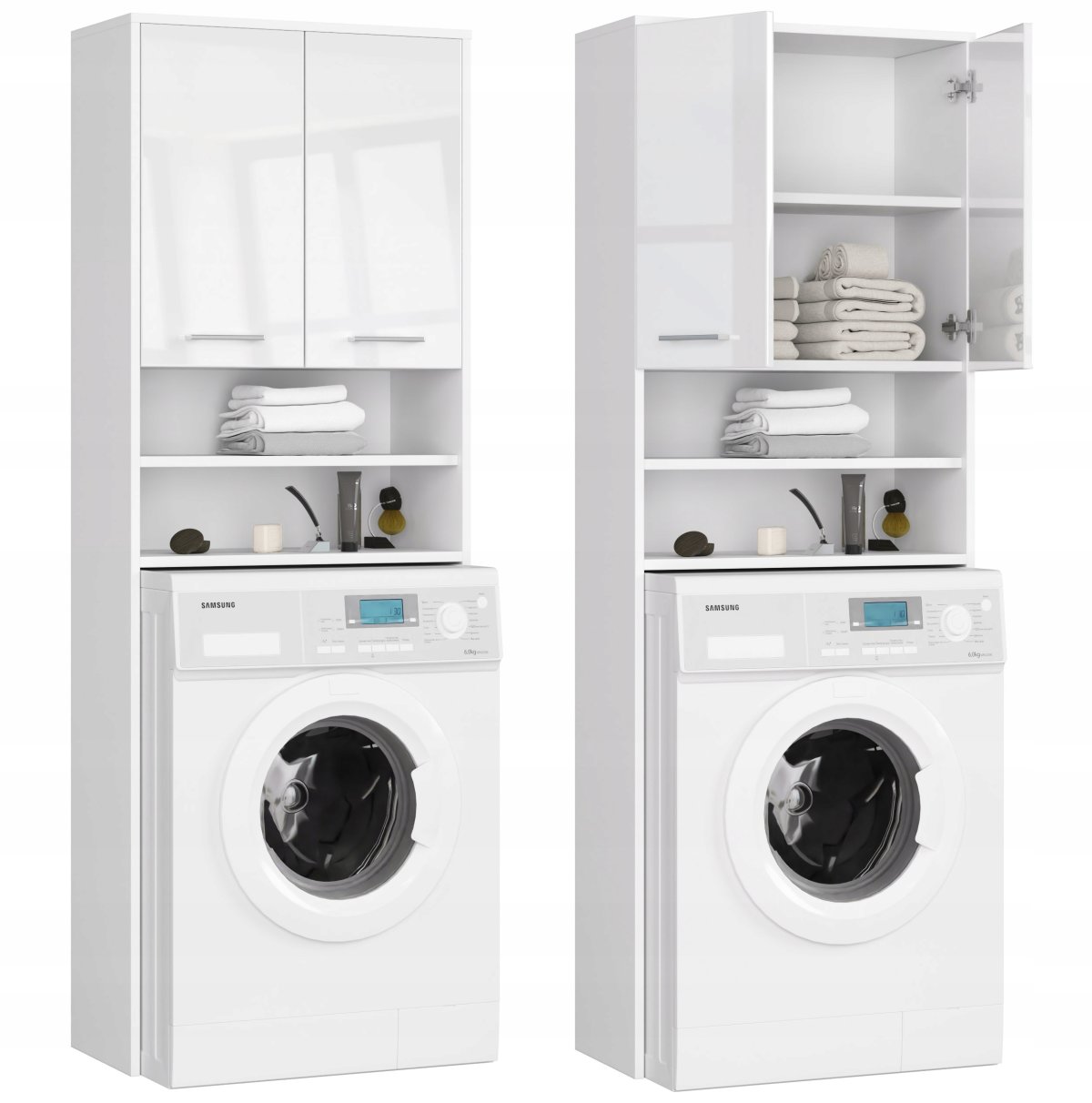 Шкаф напольный для стиральной машины 64 см Акватон