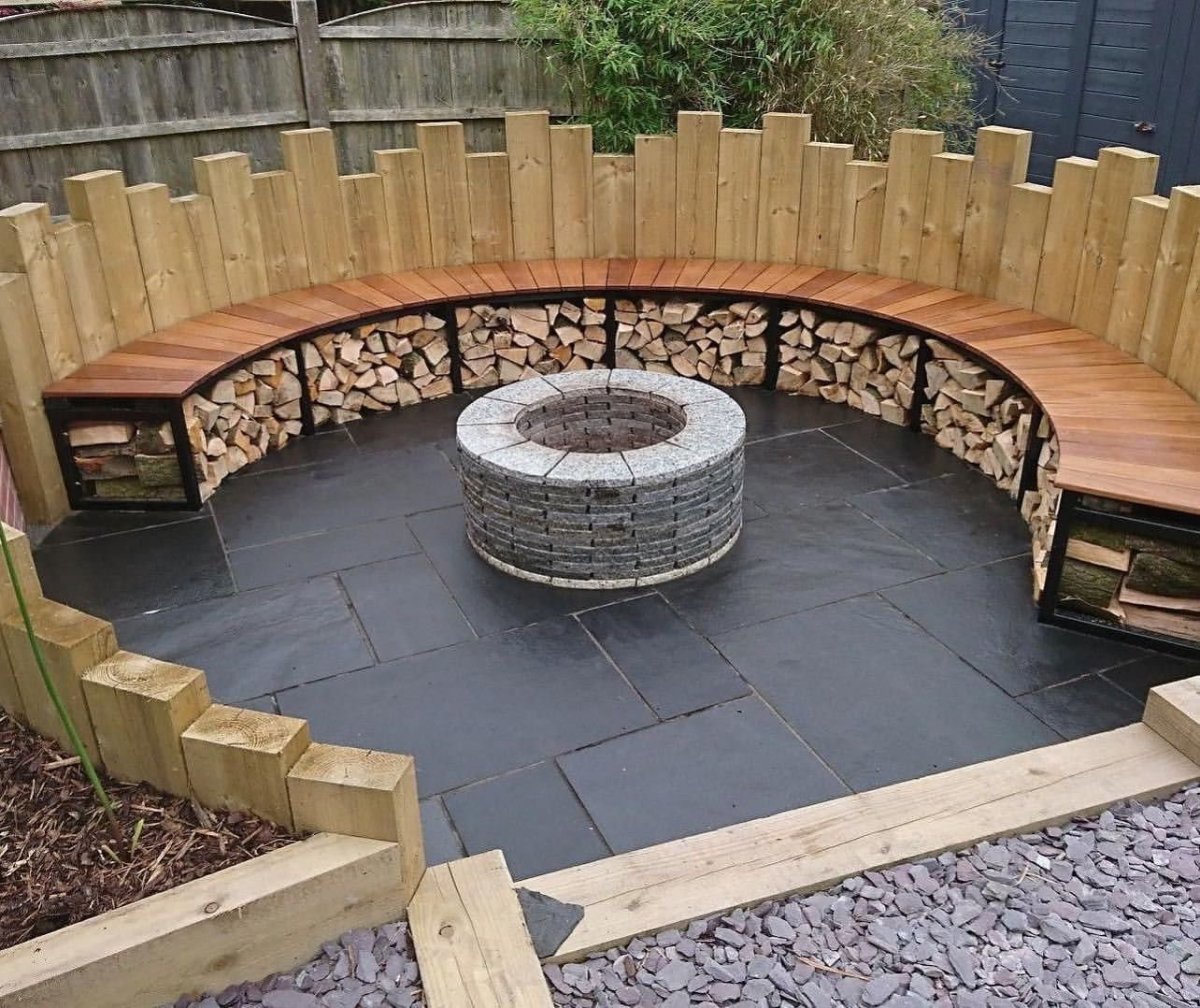 Очаг на даче