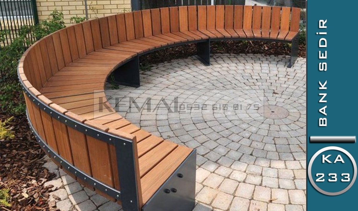 Скамейка полукруглая