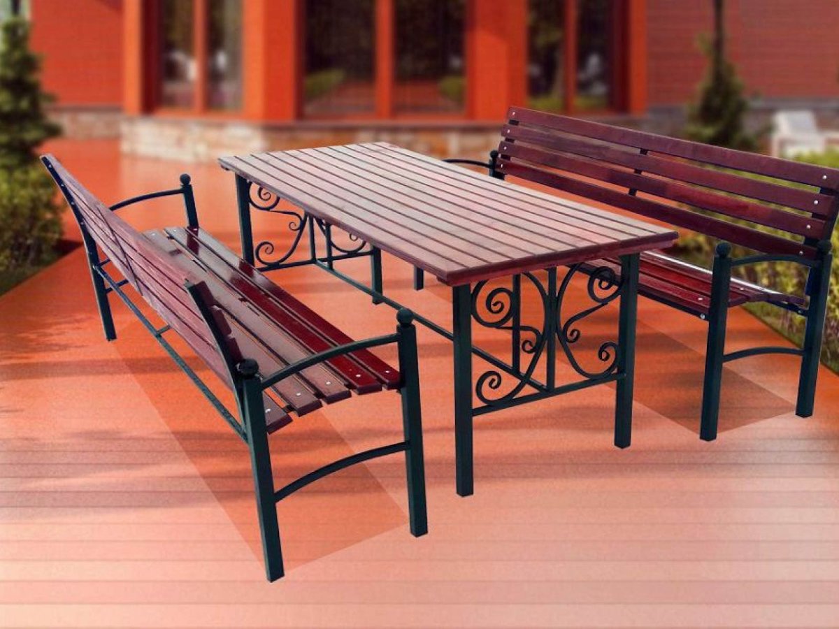 Кованая Садовая мебель