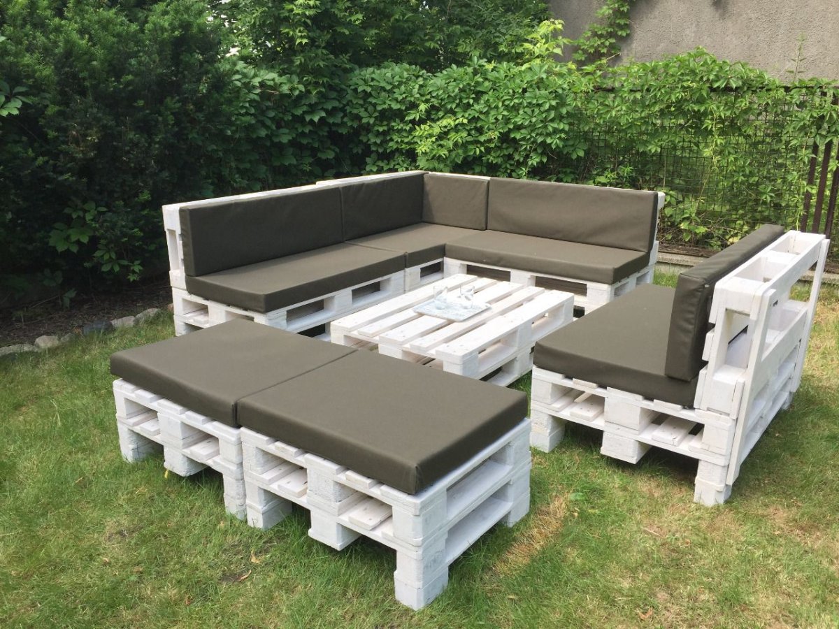 Садовая мебель из европаллетов