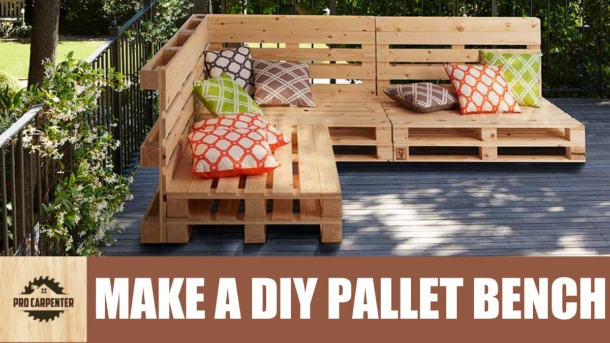 Изделия из поддонов для дачи