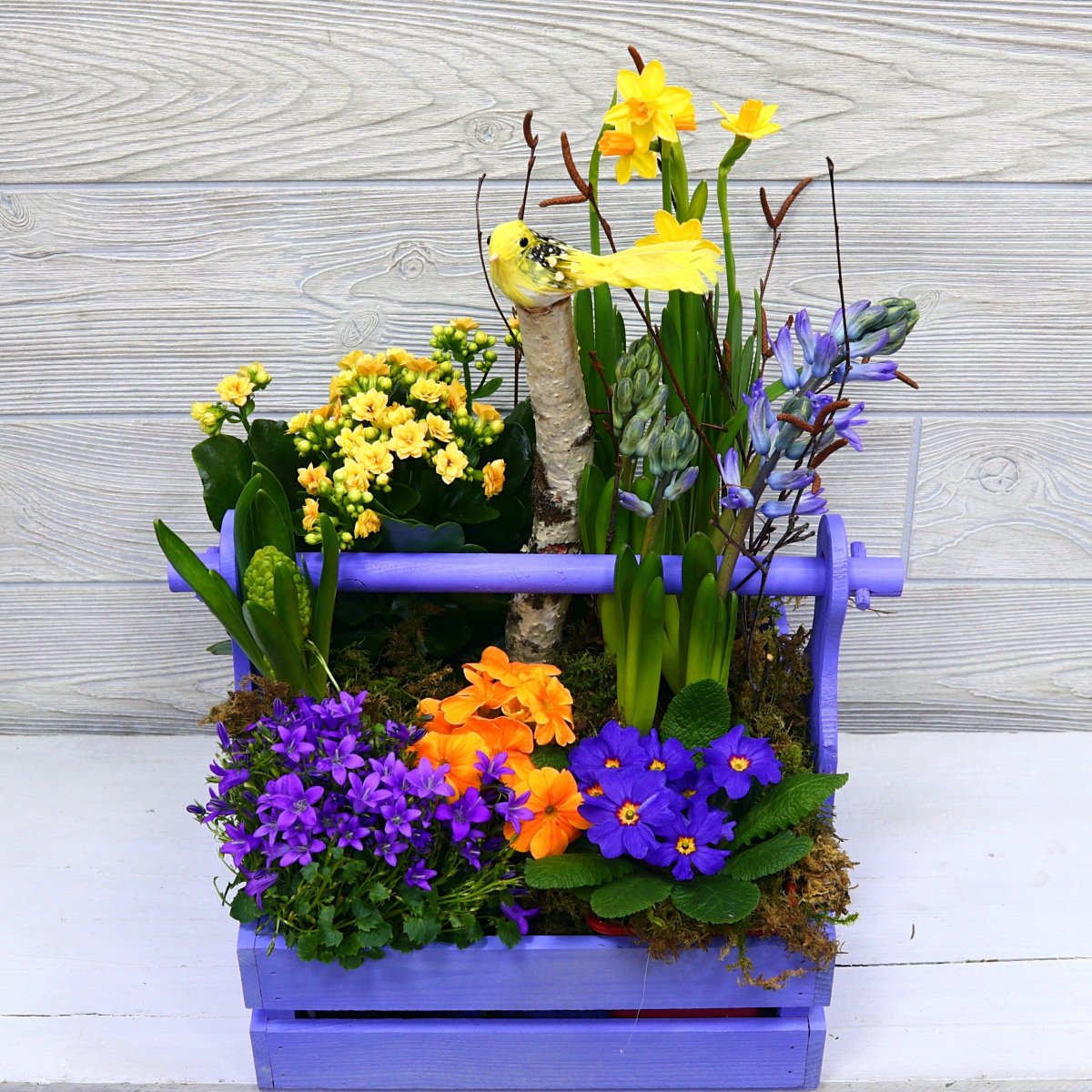 Композиция гиацинты примула