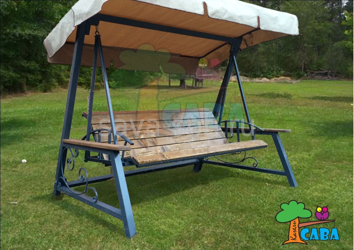 Качели садовые Бьянка 2,1х1,3х1,6м (до 250 кг)