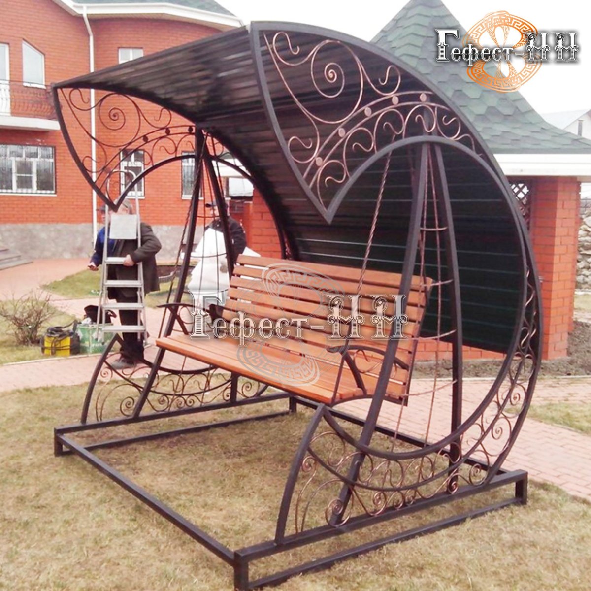 Качели кованые разборные сварные KKR001.1