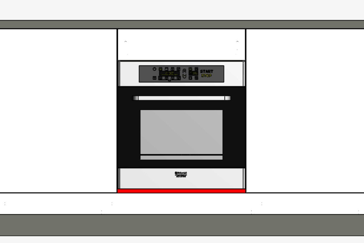 Духовой шкаф с ящиком сверху