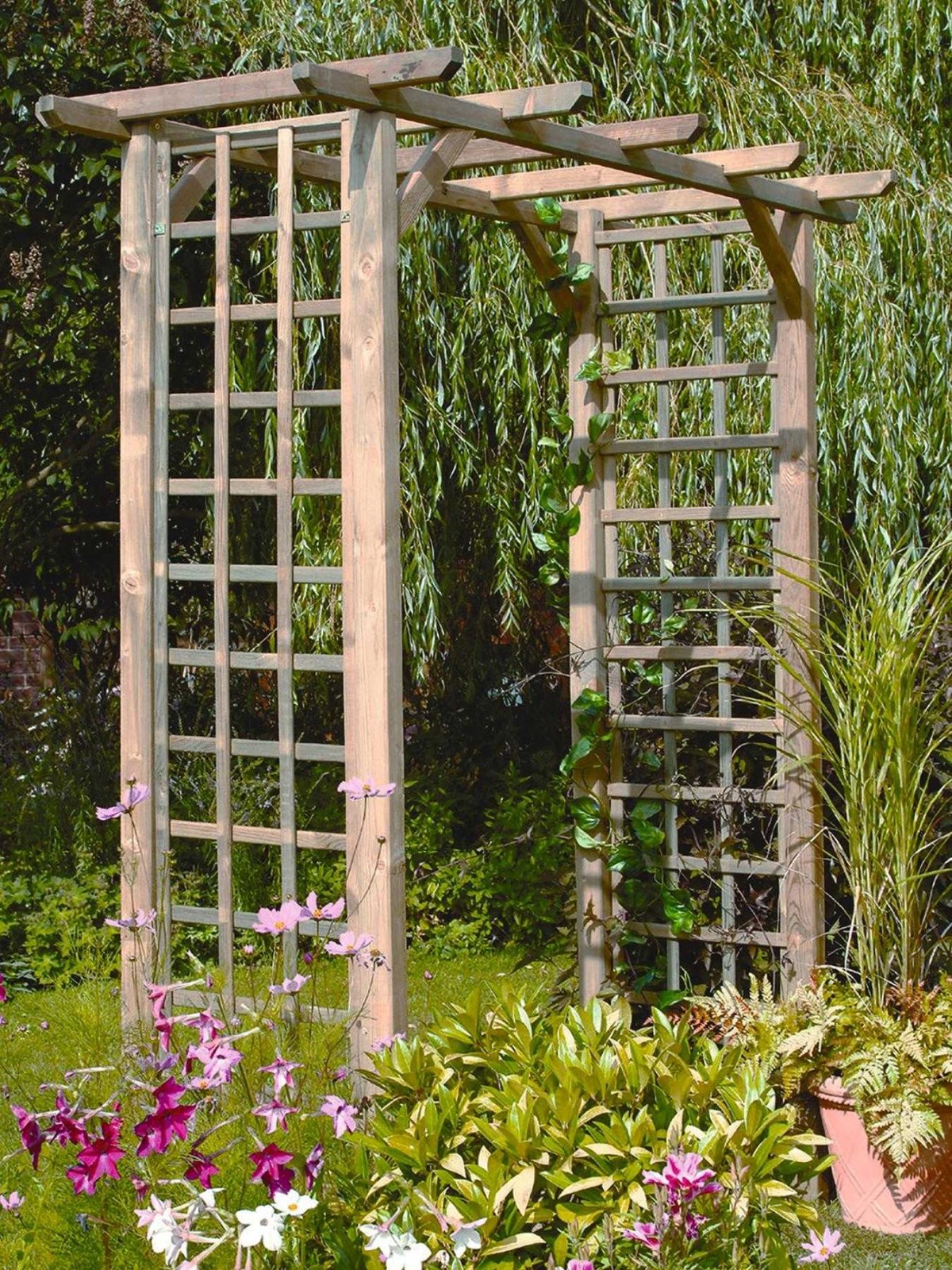 Пергола под клематис